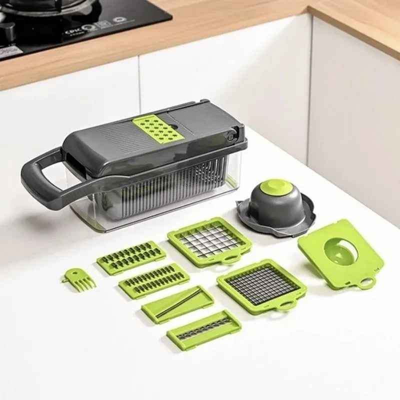 PICADOR DE VEGETAIS MULTIFUNCIONAL 16 EM 1