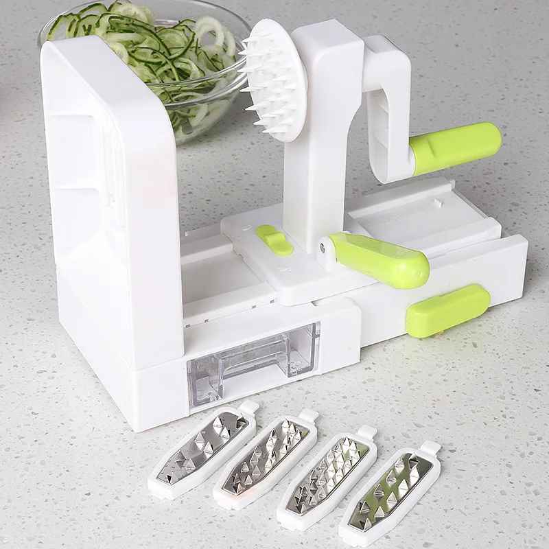 ESPIRALALIZADOR DE VEGETAIS COM 5 LÂMINAS