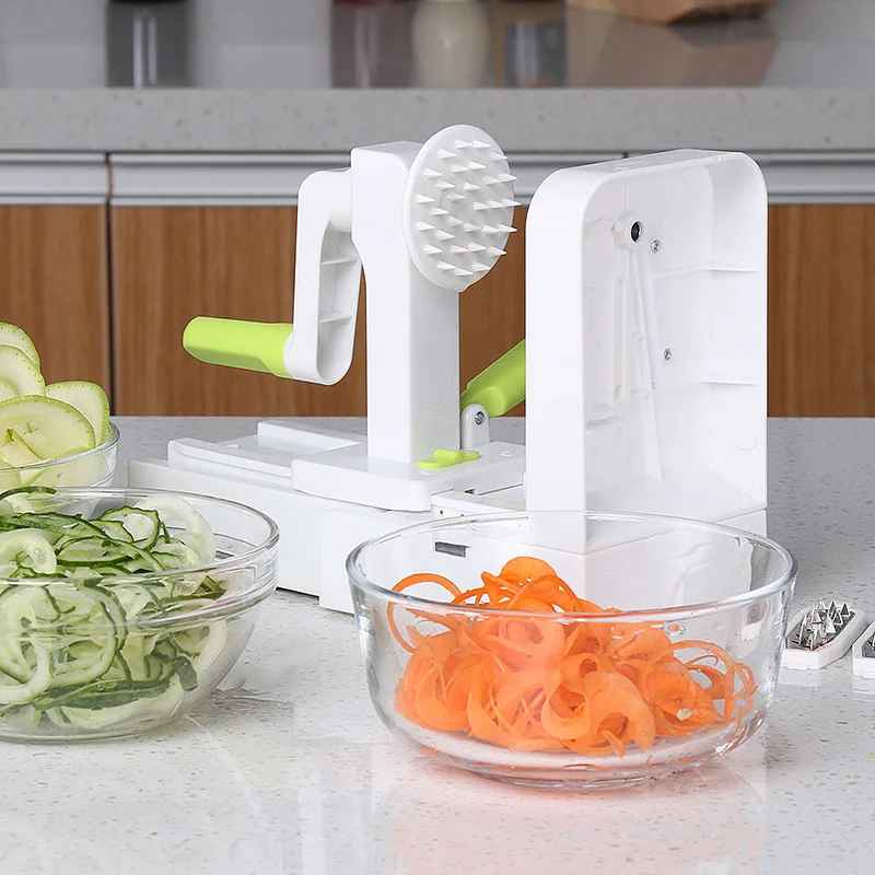 ESPIRALALIZADOR DE VEGETAIS COM 5 LÂMINAS