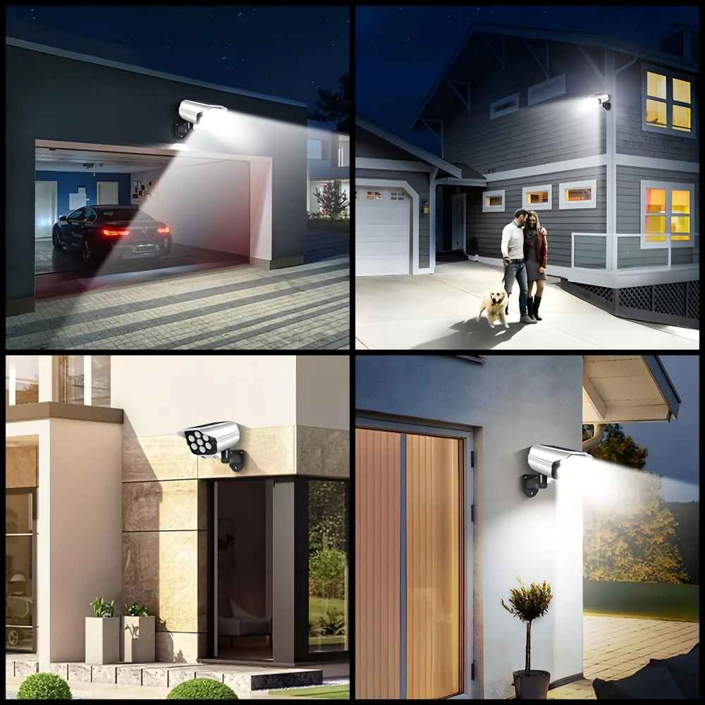 LAMPADA SOLAR COM SENSOR DE MOVIMENTO