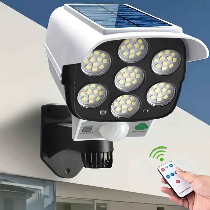 LAMPADA SOLAR COM SENSOR DE MOVIMENTO