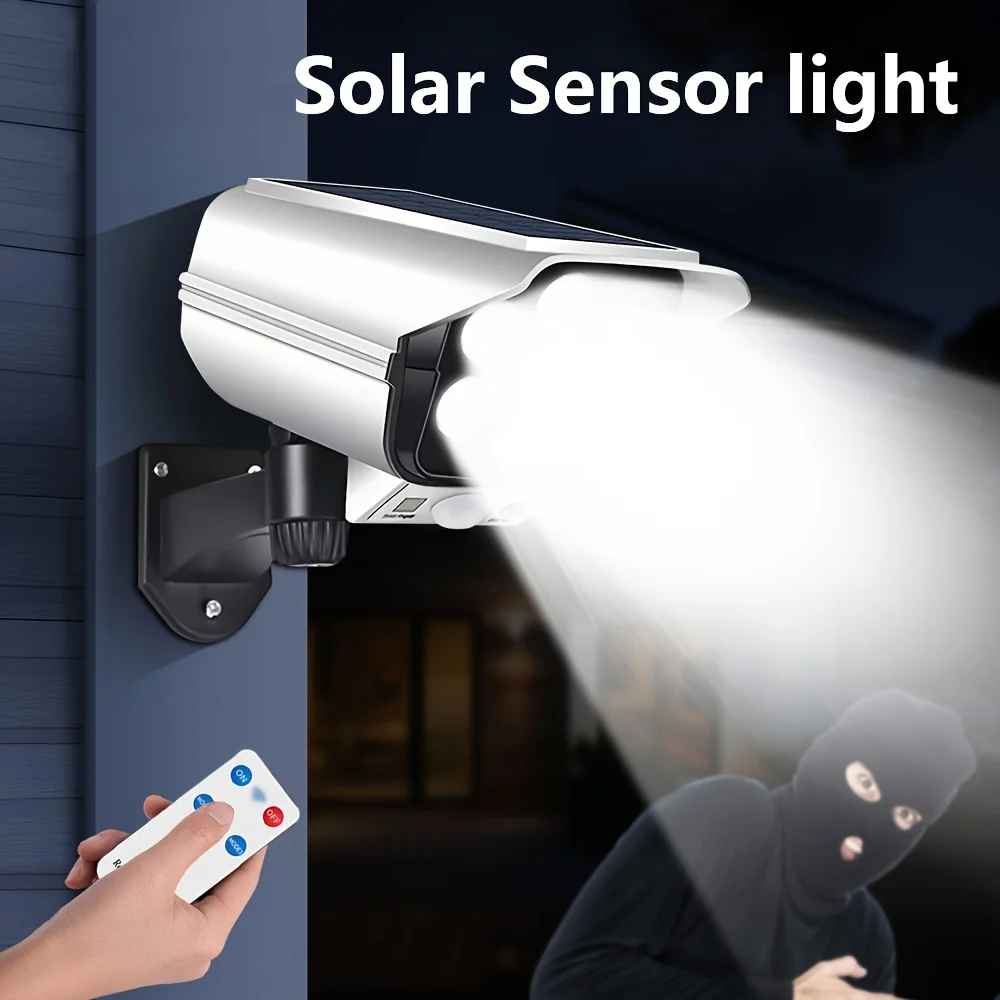 LAMPADA SOLAR COM SENSOR DE MOVIMENTO