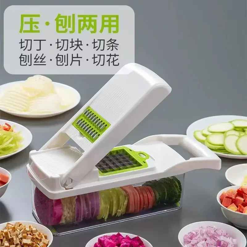 PICADOR DE VEGETAIS MULTIFUNCIONAL 16 EM 1